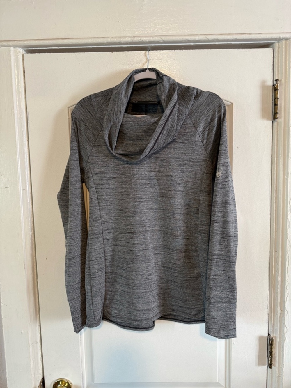 Spyder - Women's Gray Cowl Neck Sweater - size M